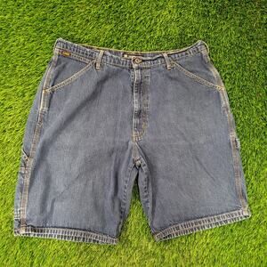 Vintage Ralph-Lauren Carpenter Jeans Shorts 36x11 Blue